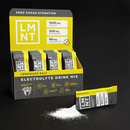 LMNT Zero Sugar Electrolytes - Lemonade | Drink Mix |30-Count